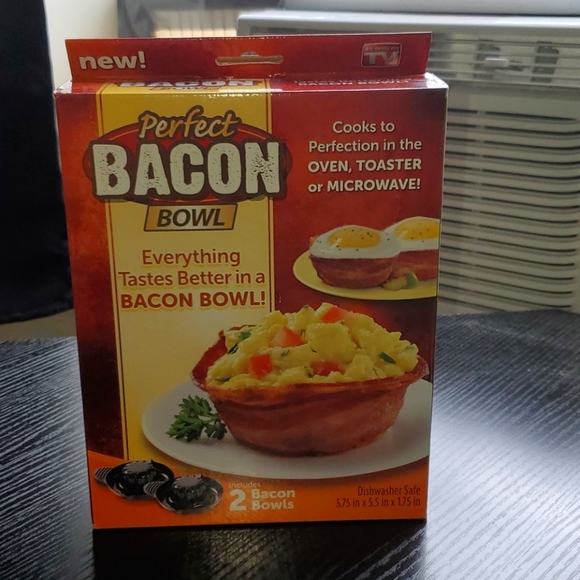 PERFECT BACON BOWL NEW - Picture 1 of 4